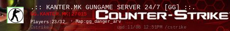 .:: KANTER.MK GUNGAME SERVER 24/7 [GG] ::.
